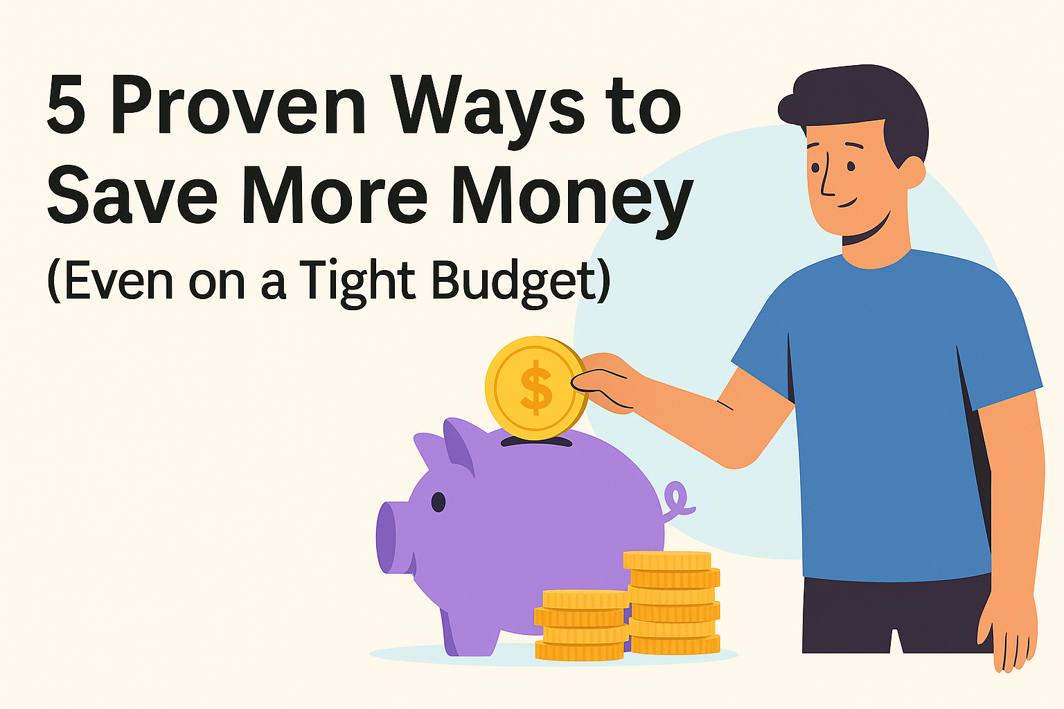 5 Proven Ways to Save More Money 5 Proven Ways to Save More Money